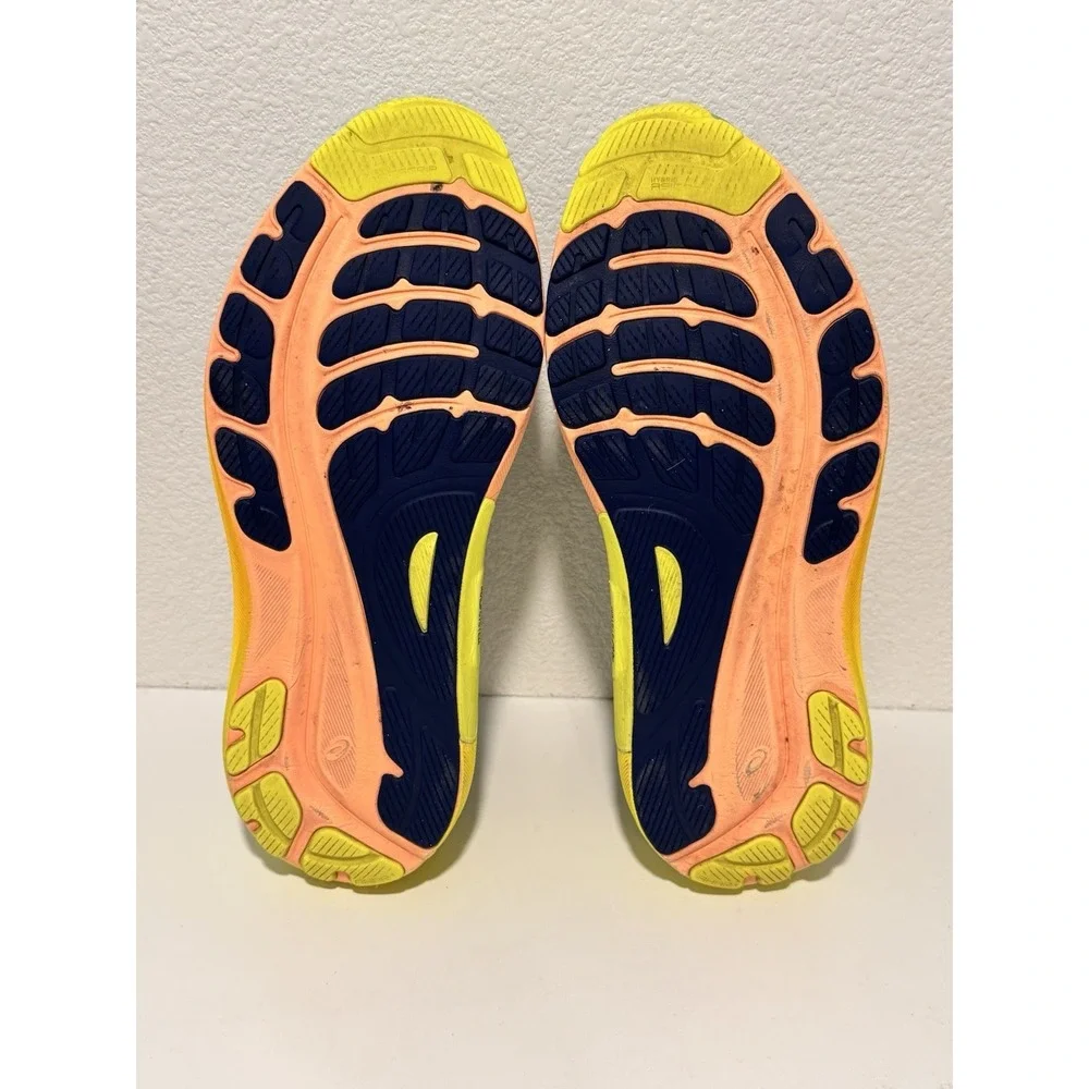 Asics Gel Kayano 31 Paris Running Shoe Mens Sz 13 Light Celadon Safety Yellow